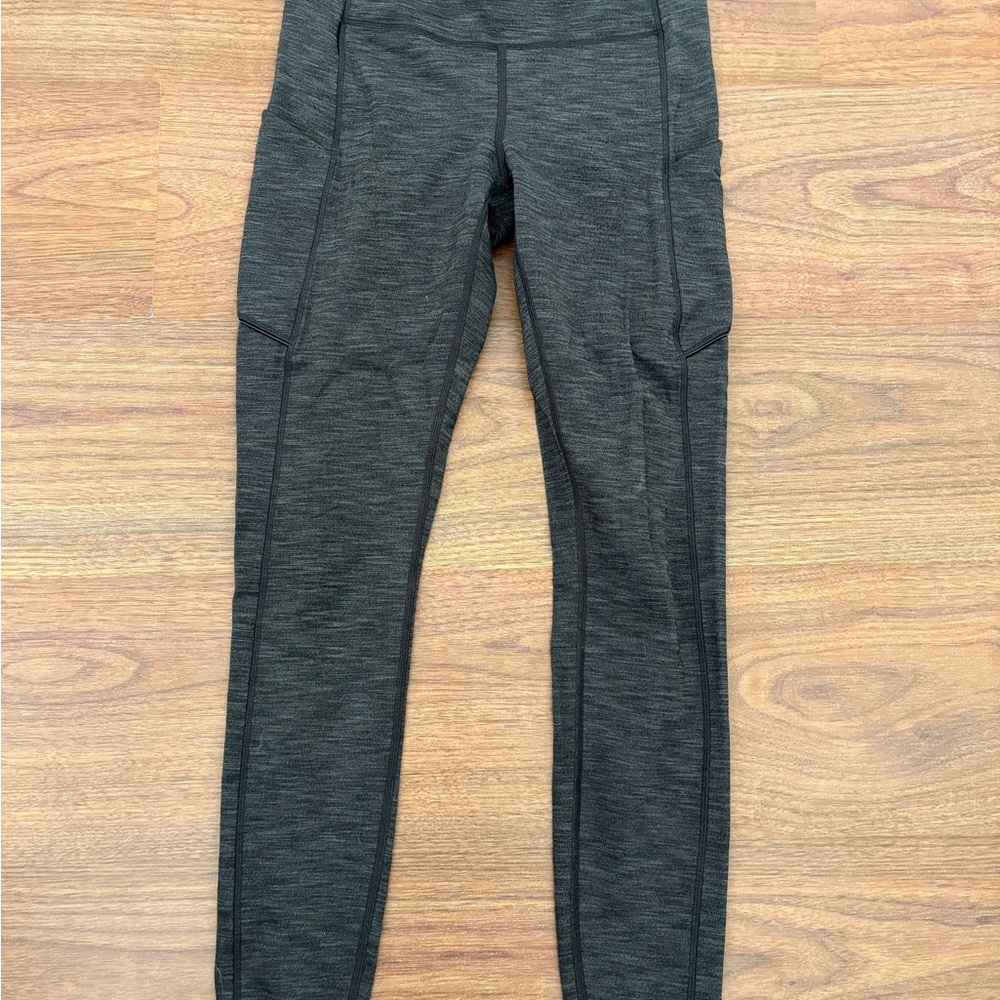 Lululemon Dark Gray Leggings with Pockets